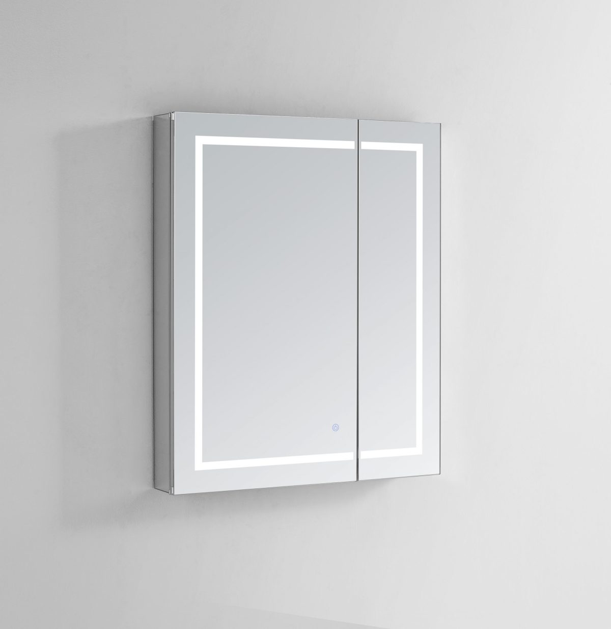 AQUADOM Royale Plus 36 inches x 36 inches LED Lighted Mirror Glass Medicine Cabinet for Bathroom