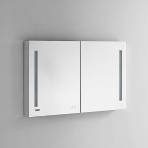 AQUADOM Signature Royale 48 inches x 40 inches LED Lighted Mirror Glass Medicine Cabinet for Bathroom