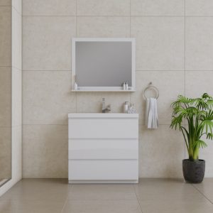 Paterno 36 inch freestanding bathroom vanity