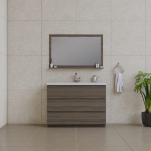 Paterno 48 inch Modern Bathroom Vanity, Gray