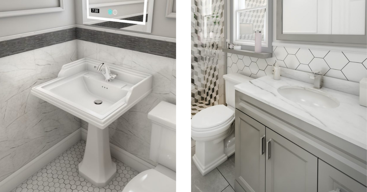 square bathroom sinks