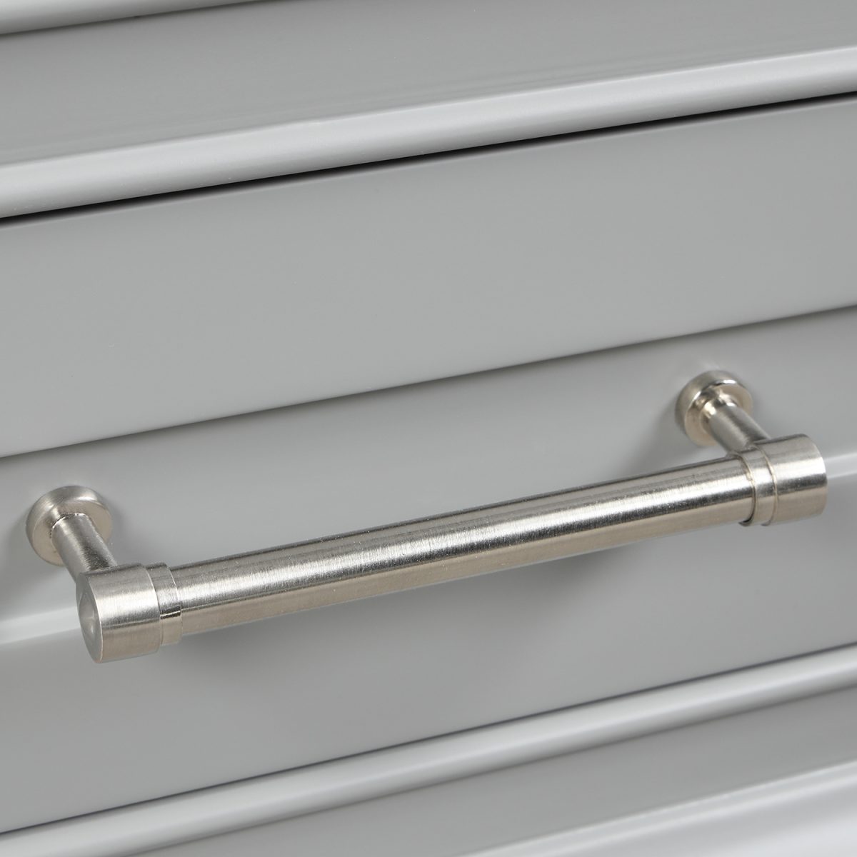 Copenhagen 36 inch Bathroom Vanity Metal Gray With Carrara Marble Top