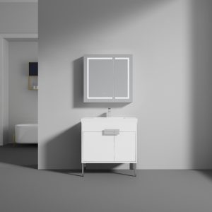 Bari 36 inch Modern Bathroom Vanity With Sink