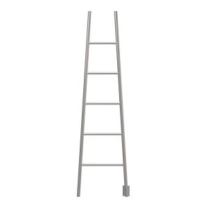 Jeeves Model A Ladder 5 Bar Hardwired Drying Rack in Polished