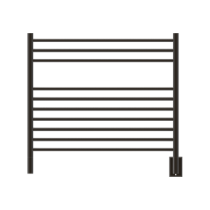 Jeeves Model K Straight 10 Bar Hardwired Towel Warmer in Oil Rubbed Bronze