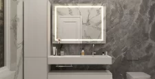 LED lighted mirror