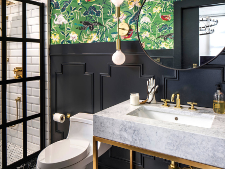 eclectic bathroom design