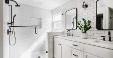 modern farmhouse bathroom