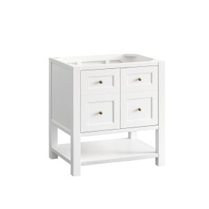 Breckenridge 30" Bathroom Vanity Cabinet In Bright White