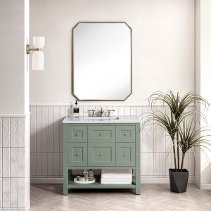 Breckenridge 36" Bathroom Vanity Cabinet In Smokey Caledon