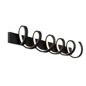Marques Bathroom Vanity Sconce 39" in Black